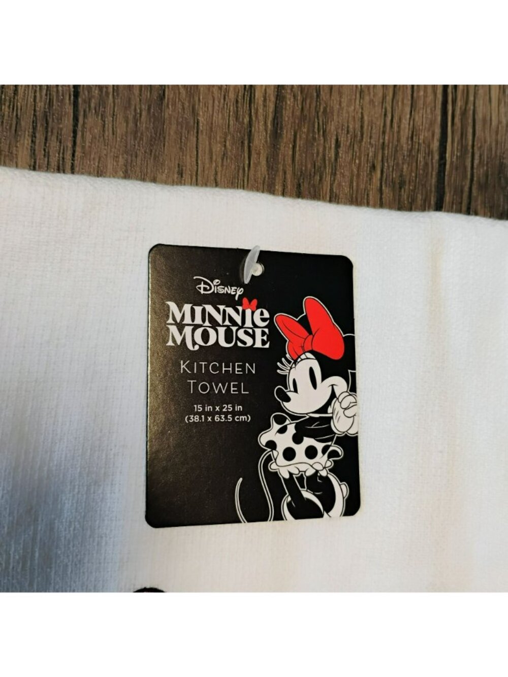 Disney Minnie Mouse 4 Pc Kitchen Set 2 Towels & 2 Pot Holders Pink Teal NWT - Picture 3 of 8